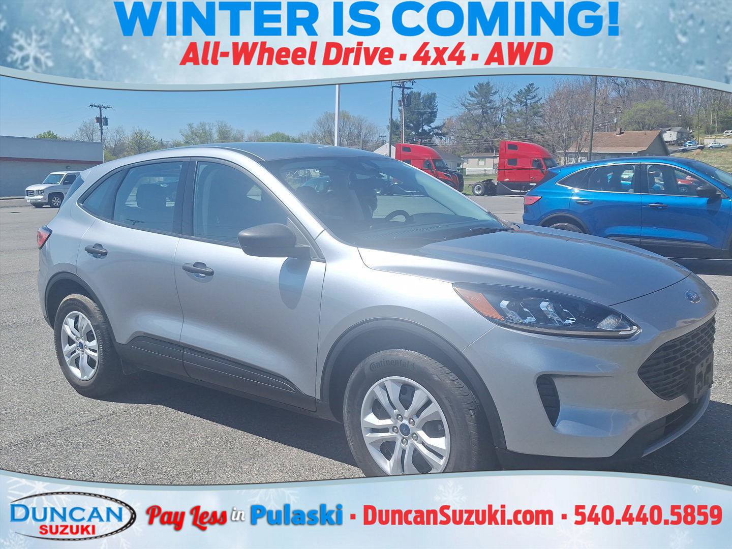 Used 2022 Ford Escape S AWD/4WD image 1