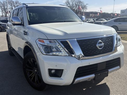 Used 2018 Nissan Armada Platinum w/ Captain Seat Package image 2