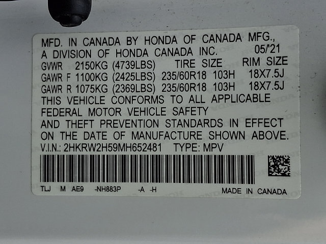 Used 2021 Honda CR-V EX image 29