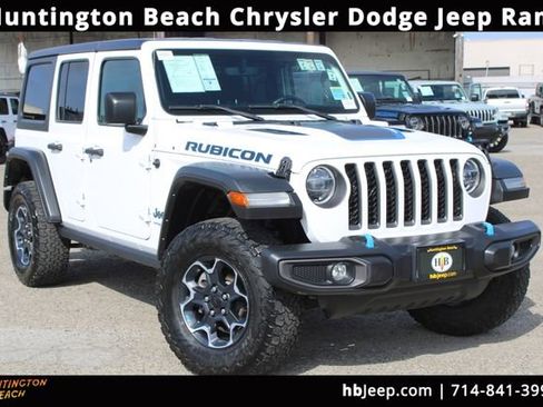 Used 2022 Jeep Wrangler Unlimited Rubicon 4xe w/ Dual Top Group AWD/4WD image 1