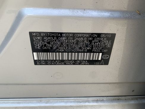 Used 2010 Lexus ES 350 w/ Preferred Accessory Package FWD image 34
