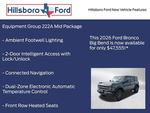 New 2026 Ford Bronco Big Bend AWD/4WD image 5