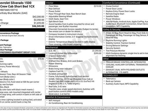 Used 2021 Chevrolet Silverado 1500 Custom AWD/4WD image 6