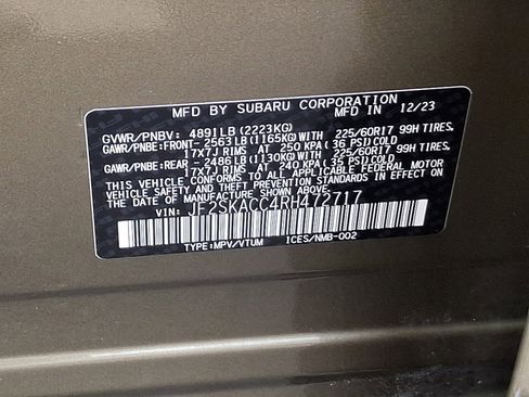 Certified 2024 Subaru Forester Premium AWD/4WD image 29
