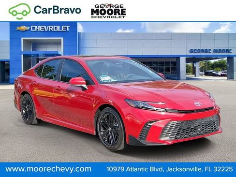 Used 2025 Toyota Camry SE w/ Multimedia Upgrade Package FWD image 1
