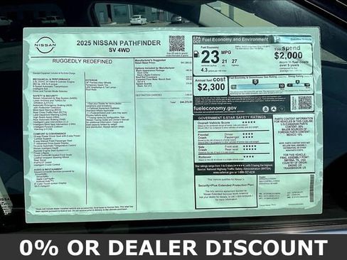 New 2025 Nissan Pathfinder SV w/ Black Appearance Package image 14