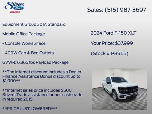 Used 2024 Ford F150 XLT w/ Mobile Office Package image 7