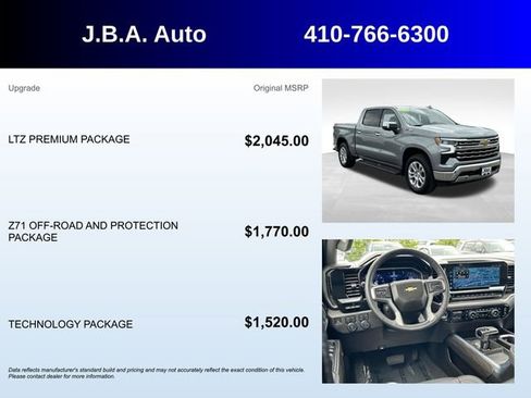 Used 2024 Chevrolet Silverado 1500 LTZ w/ LTZ Premium Package AWD/4WD image 5