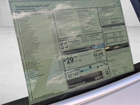 New 2026 BMW X3 xDrive30 w/ Premium Package image 19