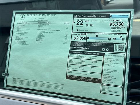 New 2026 Mercedes-Benz GLE 350 4MATIC image 30