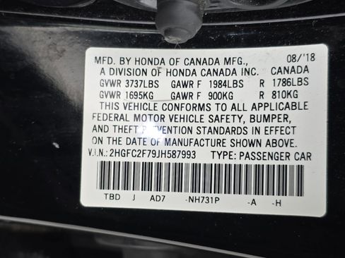 Used 2018 Honda Civic EX image 35