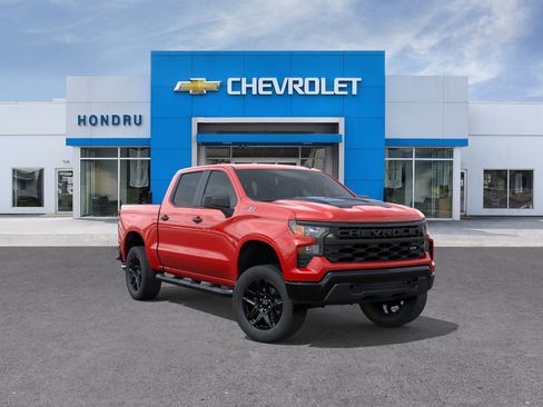 New 2026 Chevrolet Silverado 1500 Custom Trail Boss w/ Turbomax Blackout Package AWD/4WD image 1