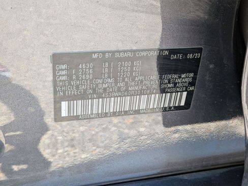 Certified 2024 Subaru Legacy Premium AWD/4WD image 34