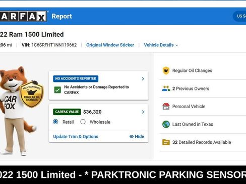 Used 2022 RAM 1500 Limited AWD/4WD image 9