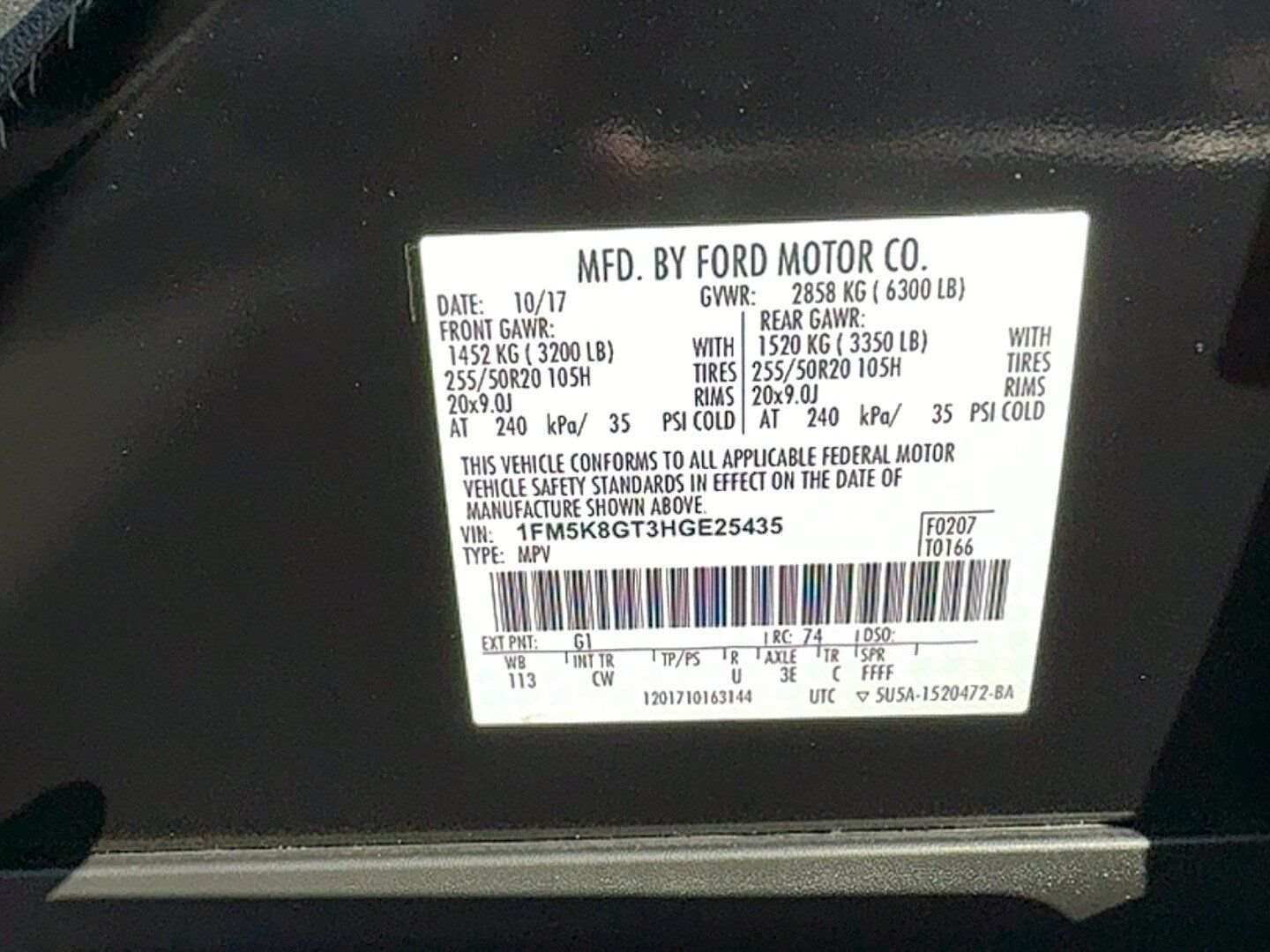 Used 2017 Ford Explorer Sport w/ Equipment Group 401A AWD/4WD image 36