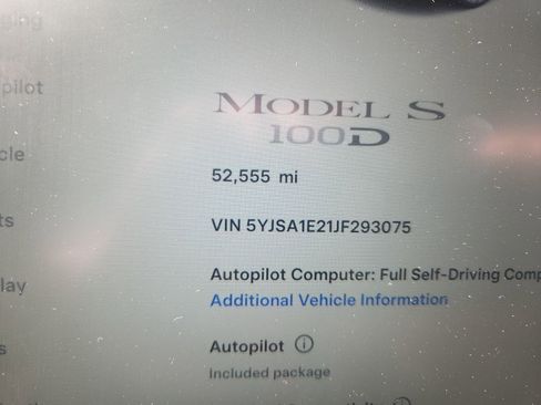 Used 2018 Tesla Model S 100D image 3