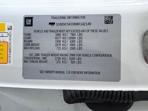 Used 2021 Chevrolet Tahoe Premier w/ Premium Package image 8