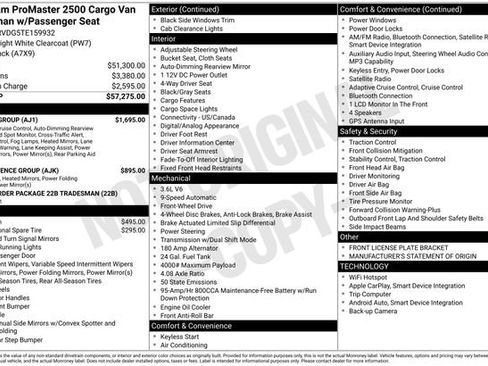 New 2026 RAM ProMaster 2500 w/ Safety Group image 27