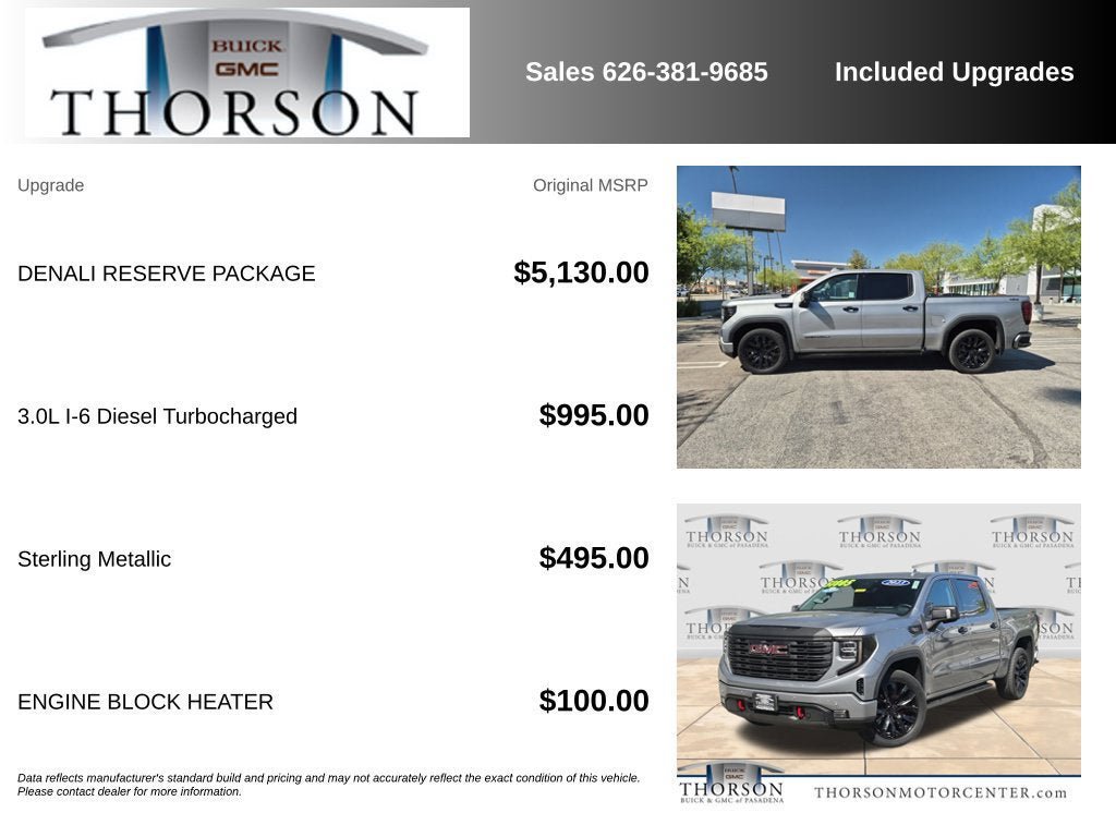 Used 2023 GMC Sierra 1500 Denali w/ Denali Reserve Package AWD/4WD image 7