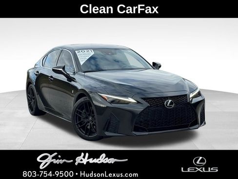 Certified 2021 Lexus IS 350 F Sport w/ Navigation Package RWD image 1