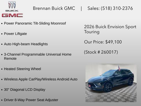 New 2026 Buick Envision Sport Touring AWD/4WD image 18
