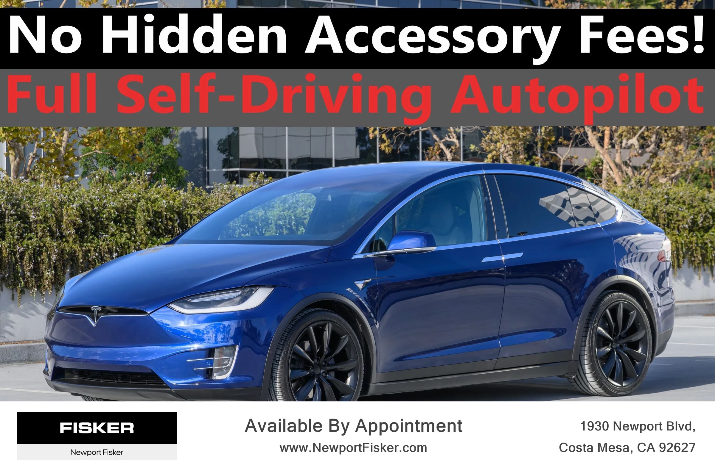 Used 2018 Tesla Model X 75D AWD/4WD image 1