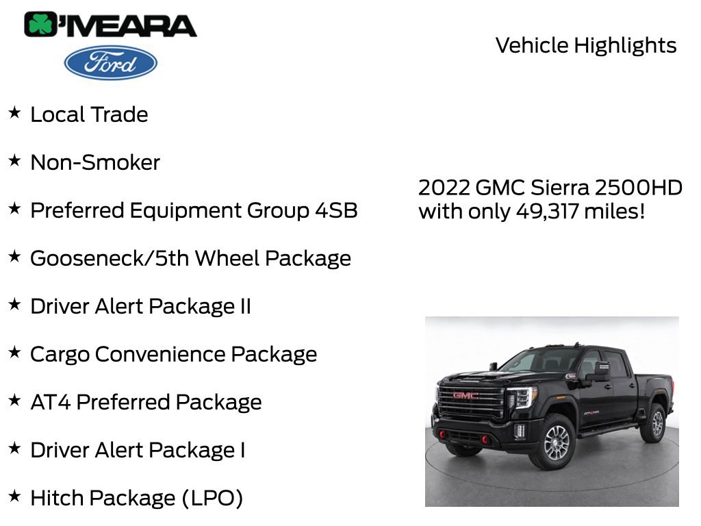 Used 2022 GMC Sierra 2500 AT4 w/ AT4 Preferred Package AWD/4WD image 8