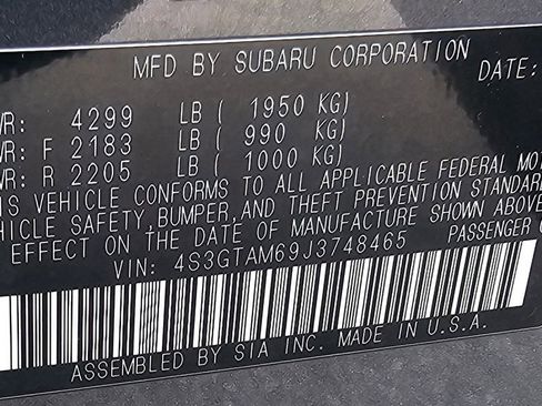 Used 2018 Subaru Impreza 2.0i Sport image 25