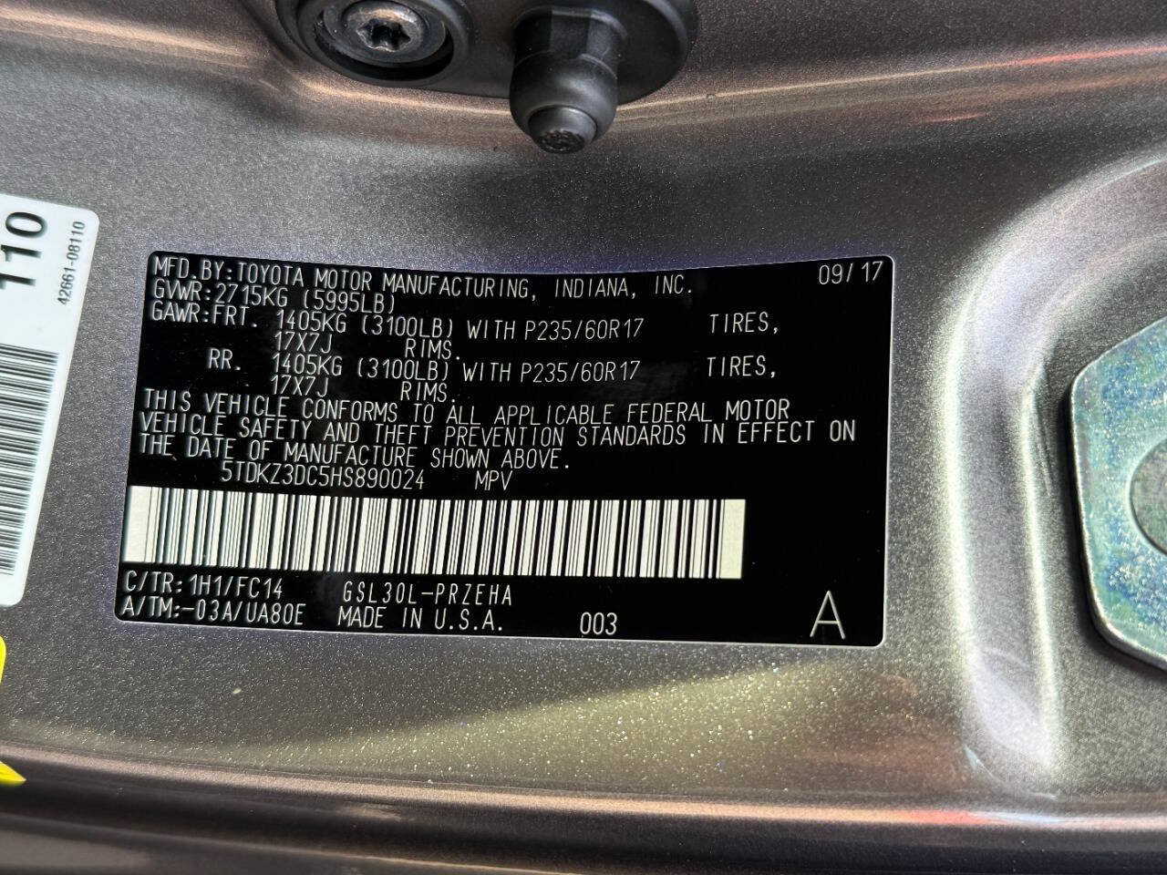 Used 2017 Toyota Sienna LE FWD image 46