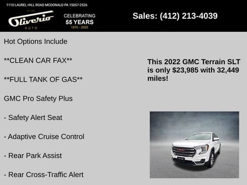 Used 2022 GMC Terrain SLT image 5