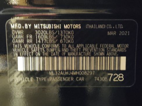 Used 2021 Mitsubishi Mirage ES FWD image 33
