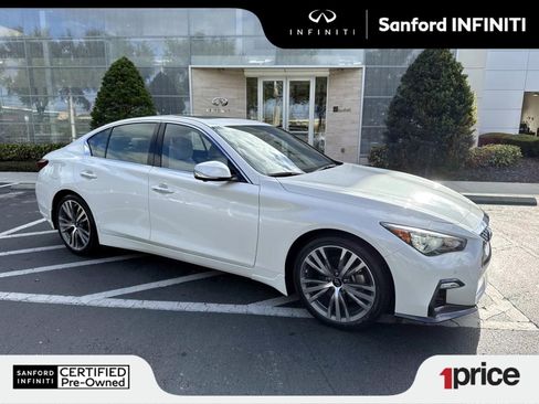 Certified 2022 INFINITI Q50 Sensory image 1