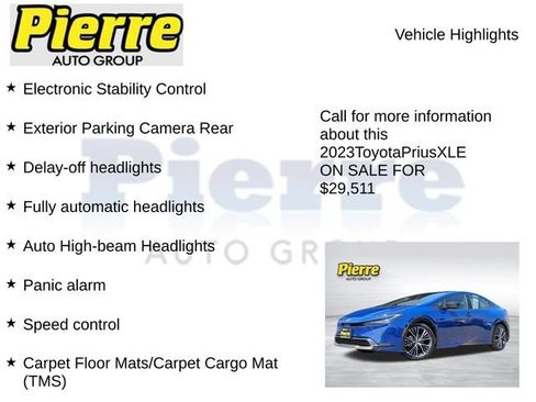 Used 2023 Toyota Prius XLE FWD image 14