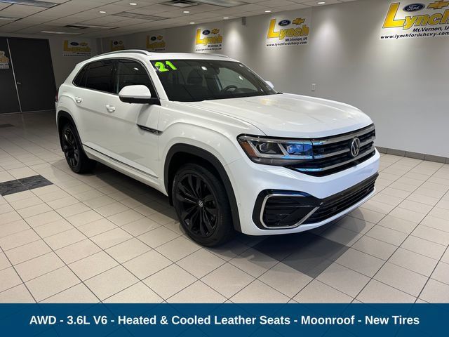 Used 2021 Volkswagen Atlas Cross Sport SEL Premium R-Line w/ Cross Sport MDO Package AWD/4WD 360° Tour