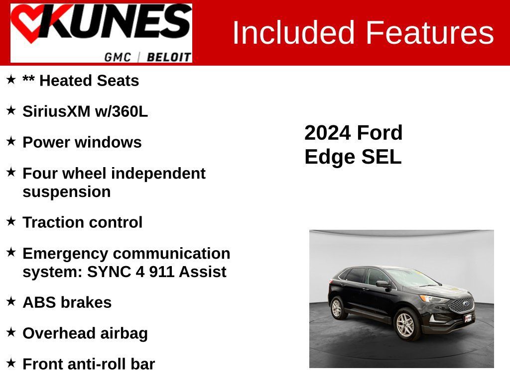 Used 2024 Ford Edge SEL AWD/4WD image 2