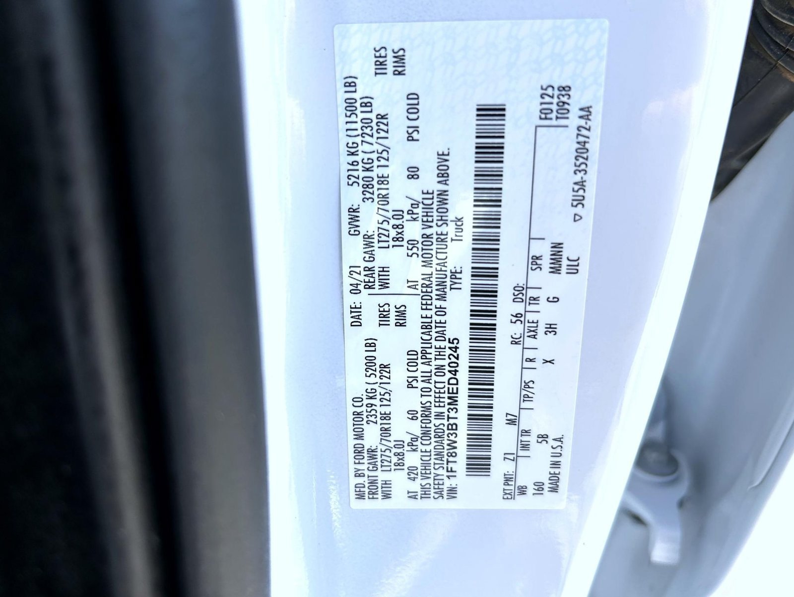 Used 2021 Ford F350 4x4 Crew Cab Super Duty image 24