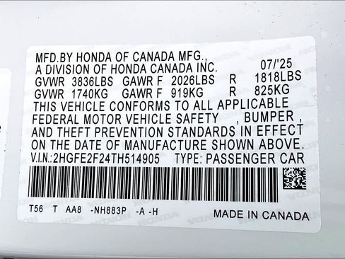 Used 2026 Honda Civic LX image 36