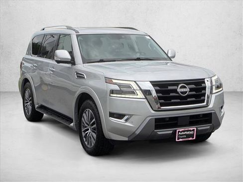 Used 2023 Nissan Armada SL w/ Captain's Chairs Package image 1