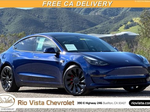 Used 2023 Tesla Model 3 Performance AWD/4WD image 1
