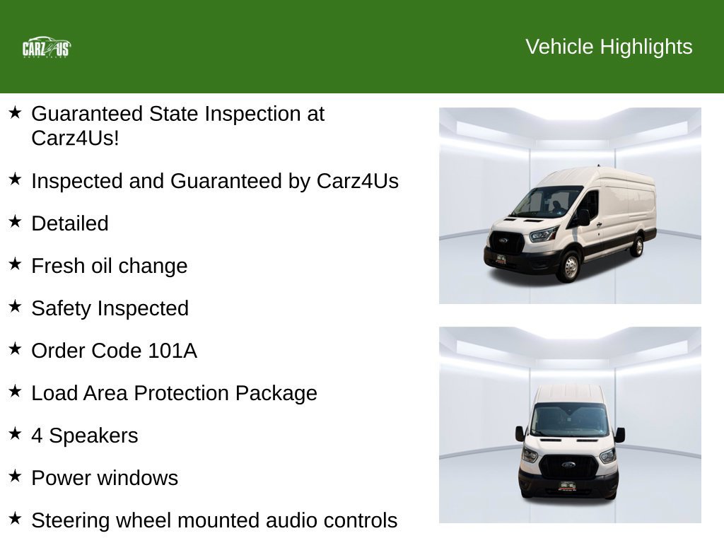 Used 2023 Ford Transit 350 148 High Roof Extended AWD w/ Load Area Protection Package image 34