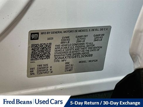Certified 2026 Chevrolet Equinox RS w/ Convenience Package III AWD/4WD image 39