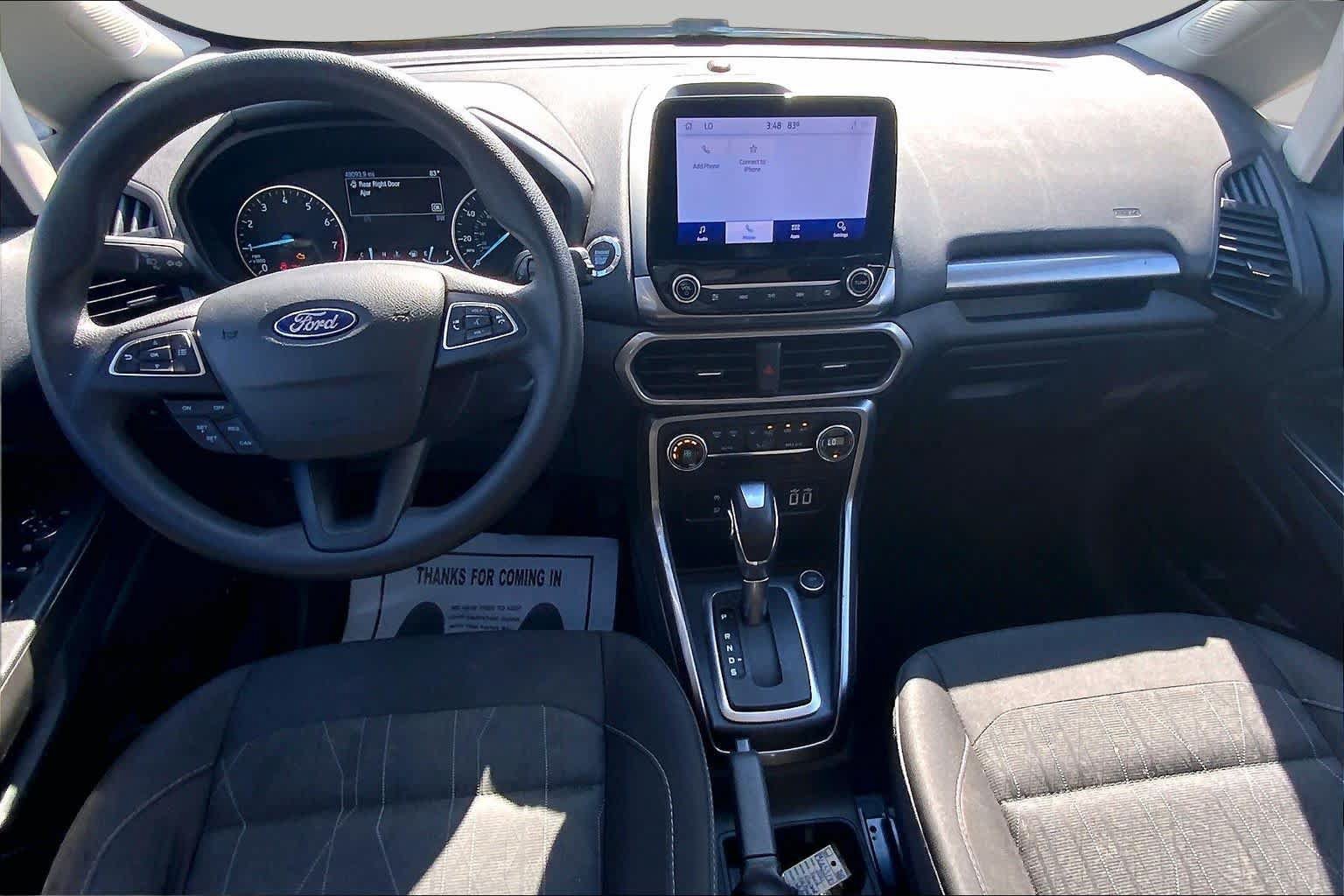 Certified 2021 Ford EcoSport SE w/ Interior Protection Package FWD image 15