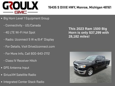 Used 2023 RAM 1500 Big Horn AWD/4WD image 29