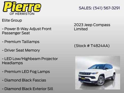Used 2023 Jeep Compass Limited w/ Elite Group AWD/4WD image 12