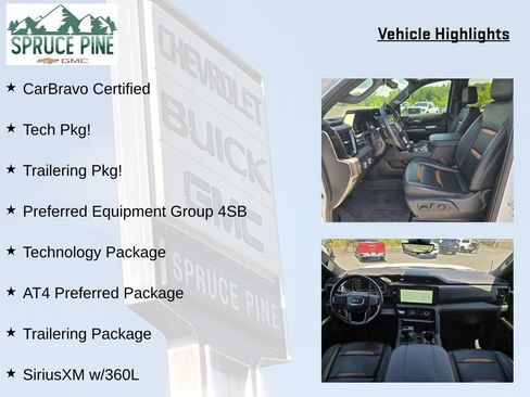 Certified 2023 GMC Sierra 1500 AT4 w/ Technology Package AWD/4WD image 9