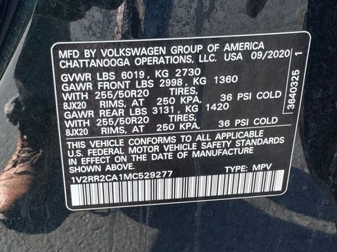 Used 2021 Volkswagen Atlas SE w/ Panoramic Sunroof Package AWD/4WD image 45