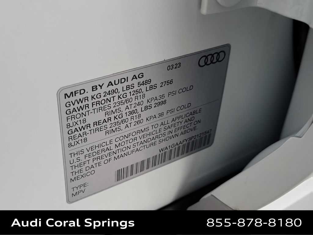 Certified 2023 Audi Q5 2.0T Premium w/ Convenience Package AWD/4WD image 29
