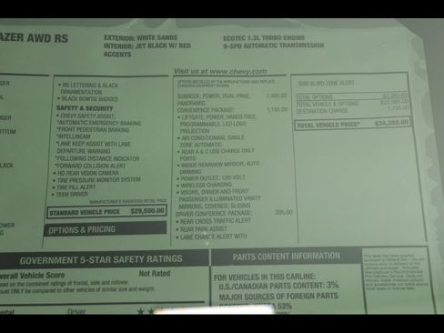 New 2026 Chevrolet TrailBlazer RS w/ Convenience Package AWD/4WD image 24