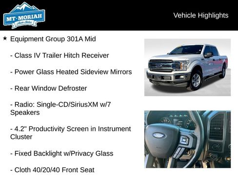 Used 2018 Ford F150 XLT w/ Equipment Group 301A Mid image 4