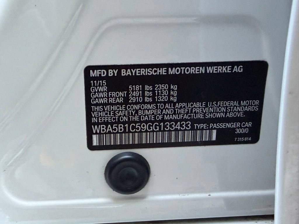 Used 2016 BMW 535i Sedan RWD image 50